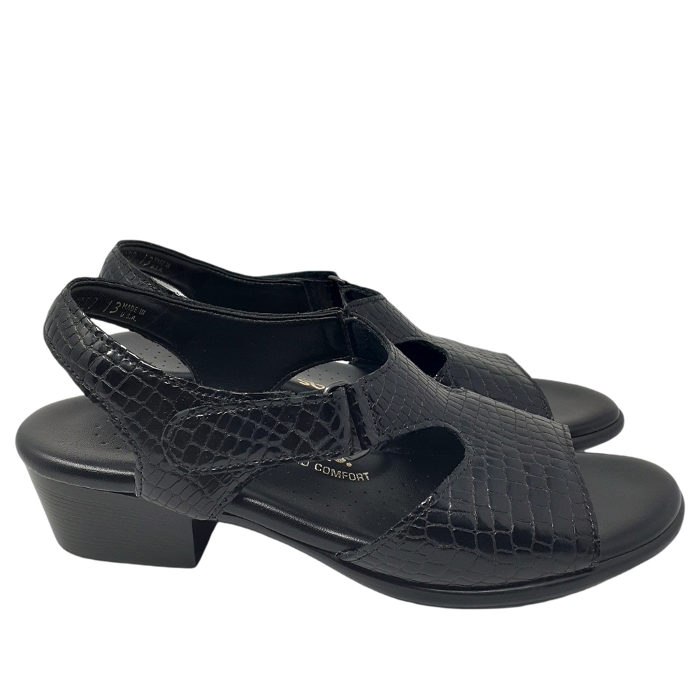 SAS Suntimer Black Croc Size 7.5S